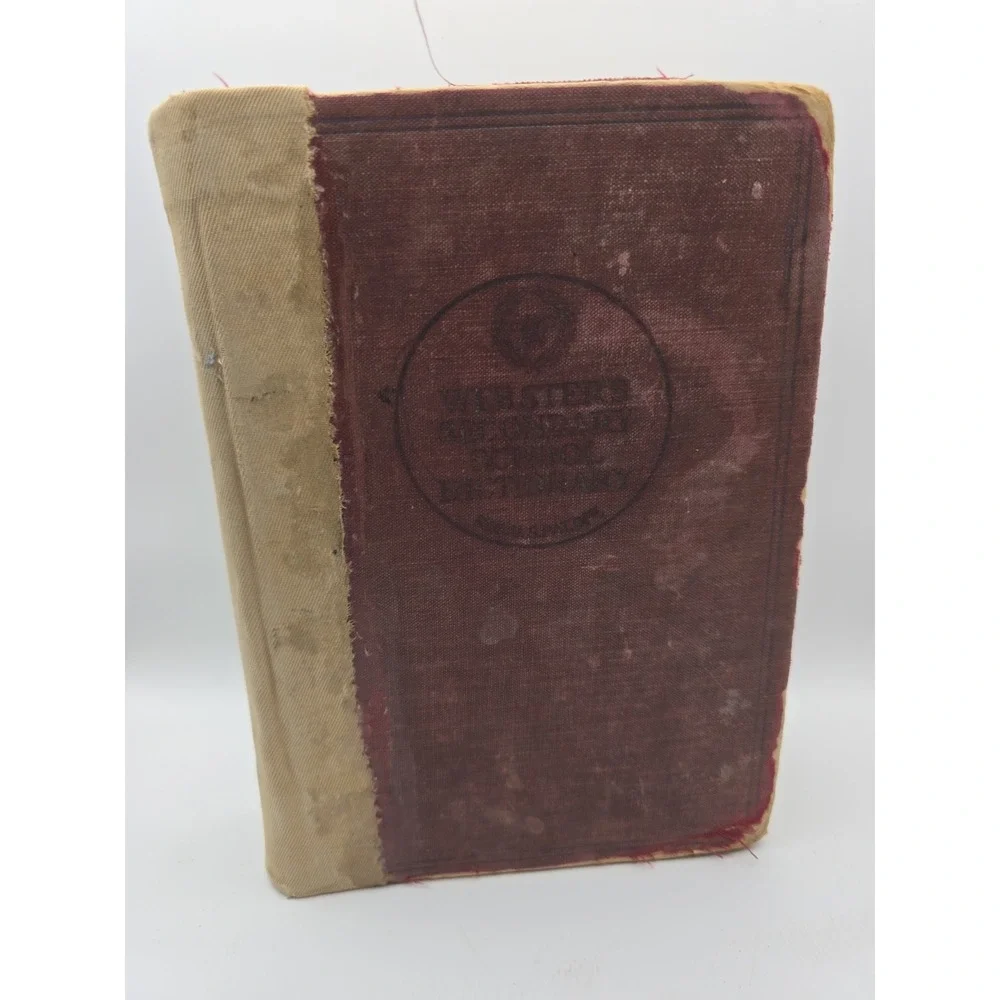 Webster's Secondary School Dictionary 1925 Hardcover OK CONDITION